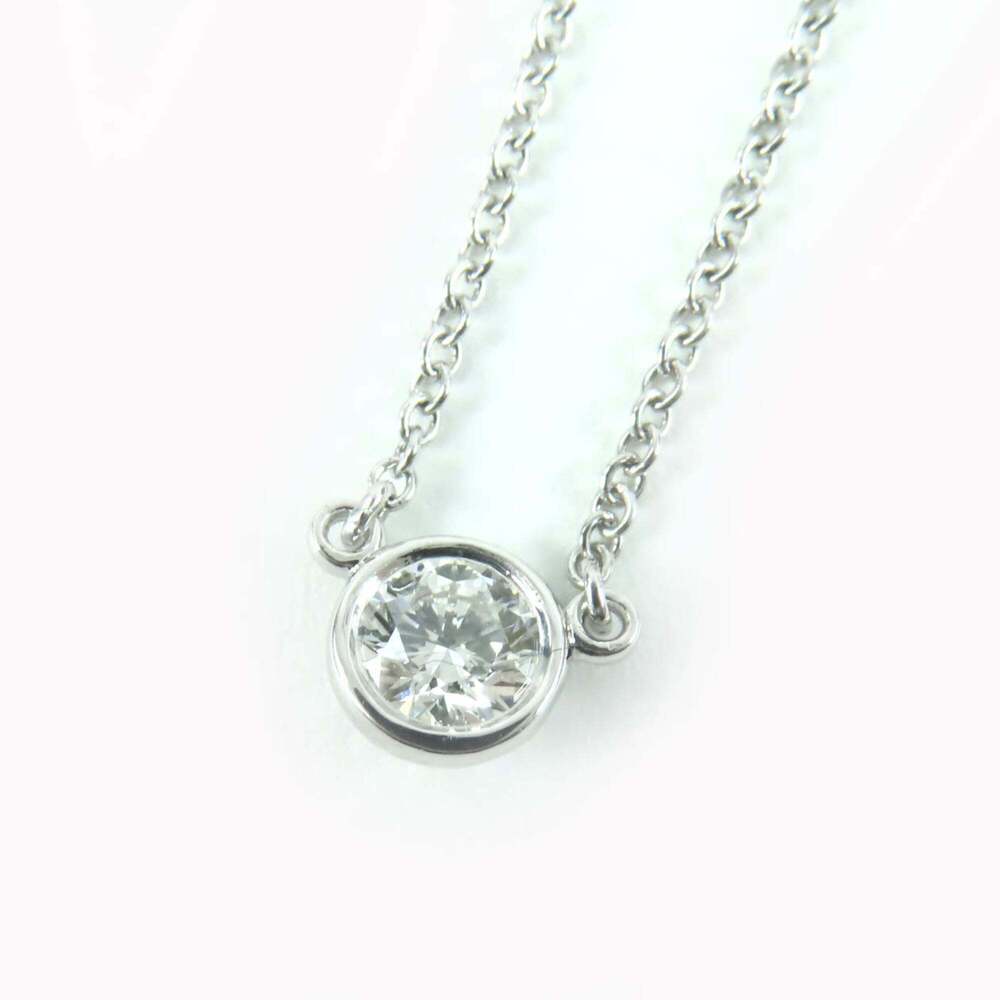 TIFFANY Silver Diamond Necklace